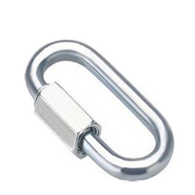 7g/Pc - 558g/Pc জিঙ্ক প্লেটেড কুইক লিংক হাই টেনসিল ওভাল কুইক লিংক