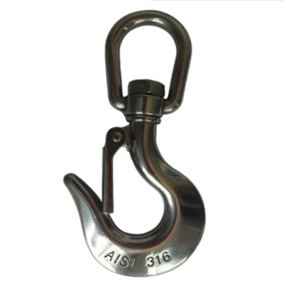 0.16kg - 1.52kg স্টেইনলেস স্টিল রিগিং হার্ডওয়্যার স্টেইনলেস স্টিল লিফটিং হুক M38
