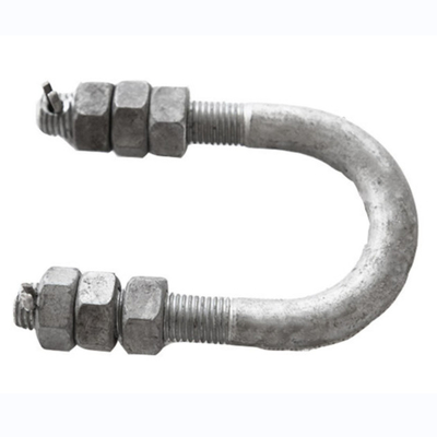 35KN ইলেকট্রিক পাওয়ার ফিটিংস HDG U বোল্ট 80MM - 140MM