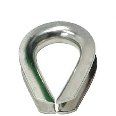 ইস্পাত তারের M4 - M28 জন্য কার্বন ইস্পাত তারের দড়ি Galvanized Thimbles