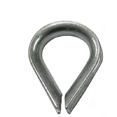 ইস্পাত তারের M4 - M28 জন্য কার্বন ইস্পাত তারের দড়ি Galvanized Thimbles