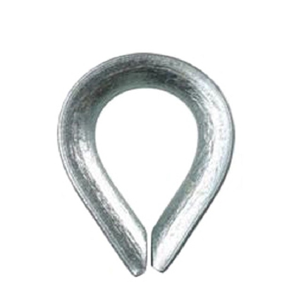 ইস্পাত তারের M4 - M28 জন্য কার্বন ইস্পাত তারের দড়ি Galvanized Thimbles