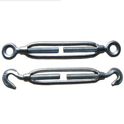 JIS ফ্রেম টাইপ ইস্পাত তারের Galvanized Turnbuckle M6 - M24